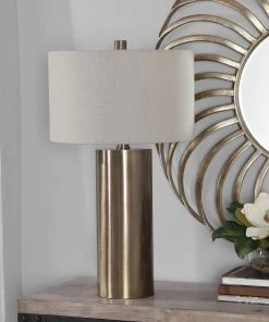 Uttermost Taria Brushed Brass Table Lamp Table Lamps 11 Uttermost Taria Brushed Brass Table Lamp Table Lamps
