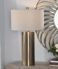 Uttermost Taria Brushed Brass Table Lamp Table Lamps