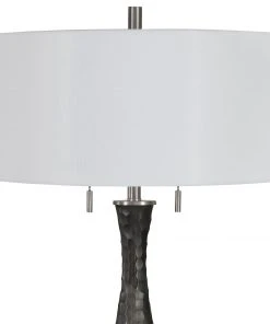 Uttermost Jothan Frosted Black Table Lamp Table Lamps