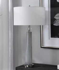 Table Lamps Uttermost Grayton Frosted Art Table Lamp