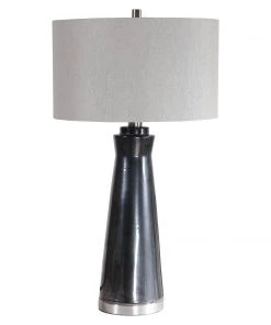 Uttermost Arlan Dark Charcoal Table Lamp
