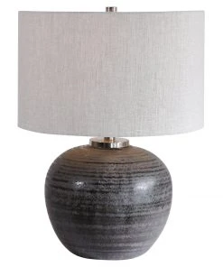 Table Lamps Uttermost Mikkel Charcoal Table Lamp