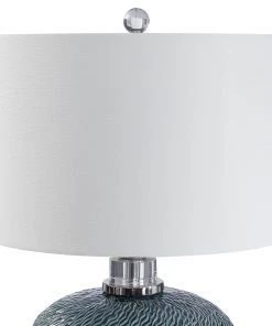 Uttermost Almera Dark Teal Table Lamp Table Lamps