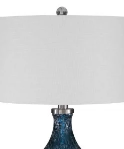 Uttermost Eline Blue Glass Table Lamp Table Lamps 13 Uttermost Eline Blue Glass Table Lamp Table Lamps
