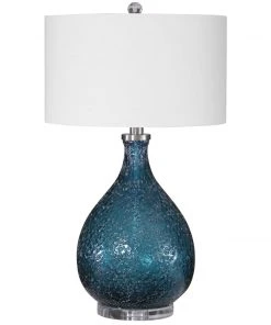 Uttermost Eline Blue Glass Table Lamp Table Lamps 12 Uttermost Eline Blue Glass Table Lamp Table Lamps