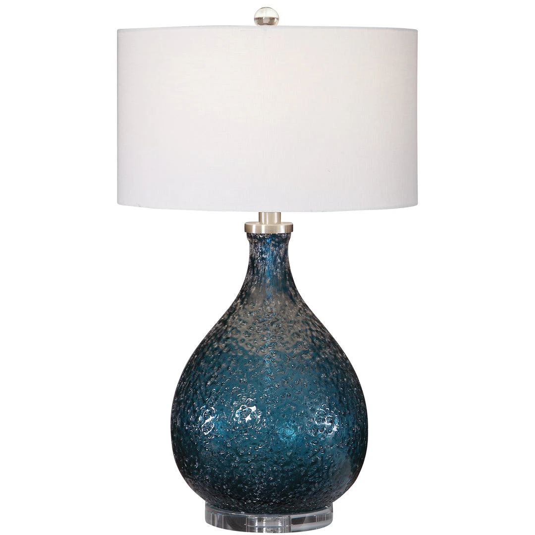 Uttermost Eline Blue Glass Table Lamp Table Lamps 3 Uttermost Eline Blue Glass Table Lamp Table Lamps