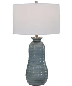 Uttermost Zaila Light Blue Table Lamp Table Lamps