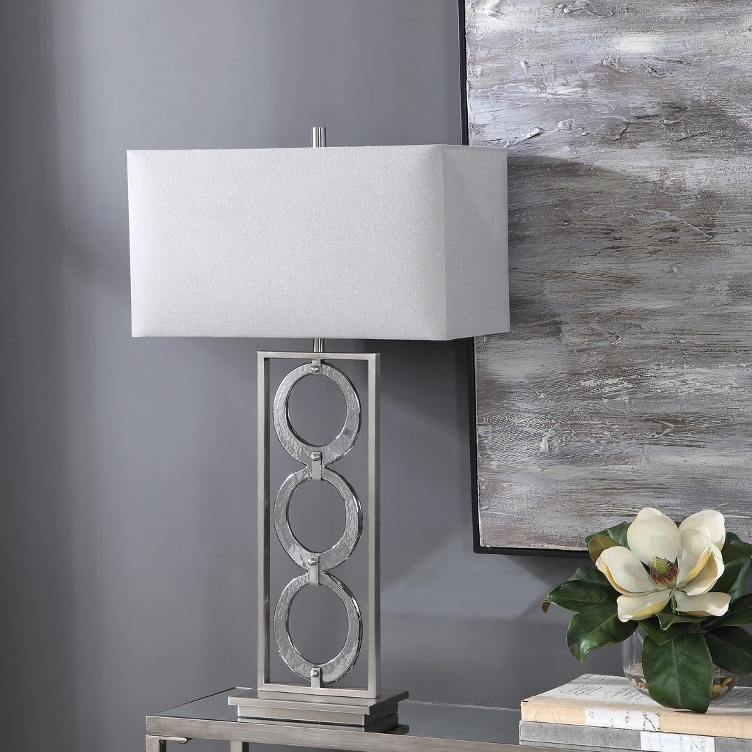 Uttermost Perrin Nickel Table Lamp 5 Uttermost Perrin Nickel Table Lamp