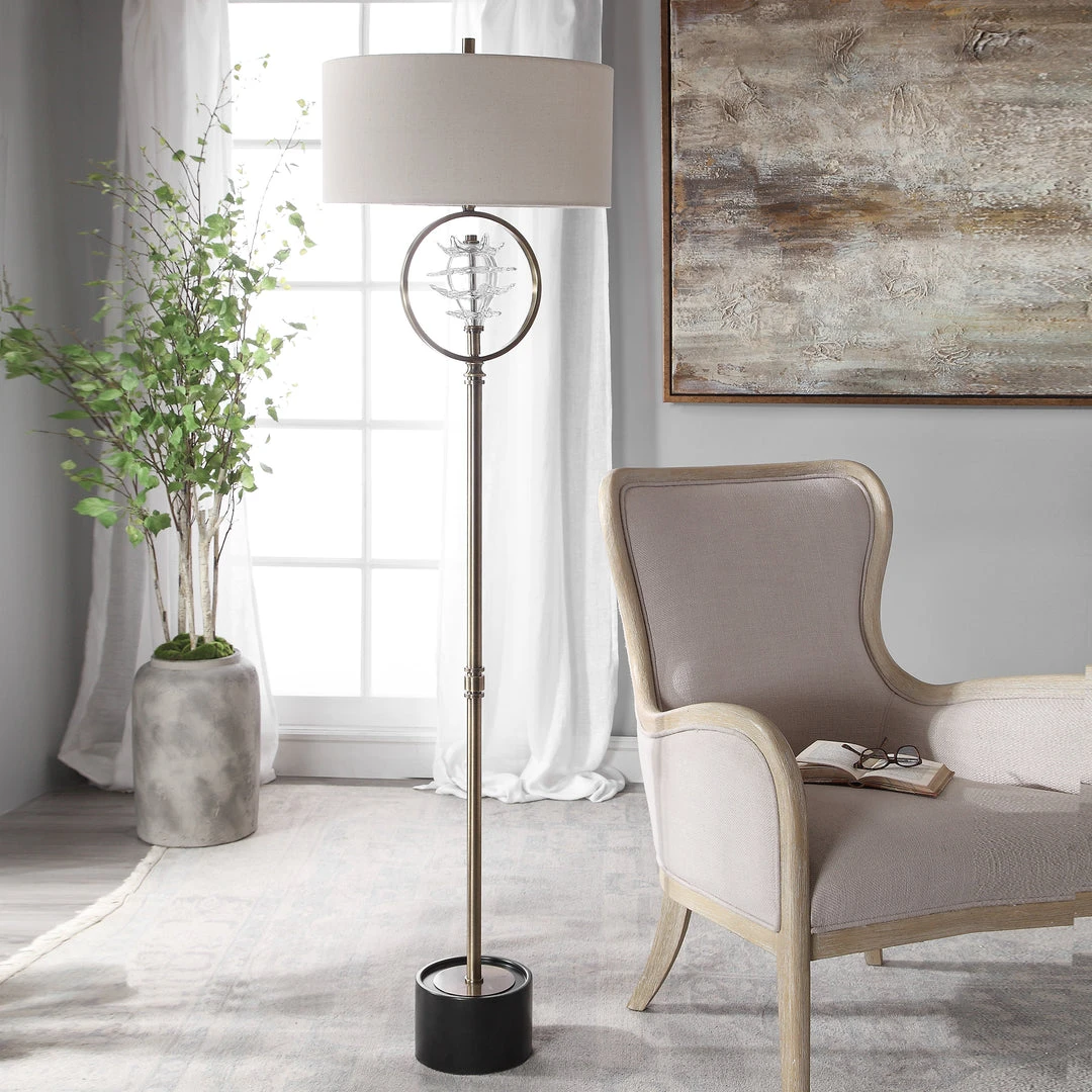 Uttermost Pitaya Antique Brass Floor Lamp Floor Lamps 5 Uttermost Pitaya Antique Brass Floor Lamp Floor Lamps