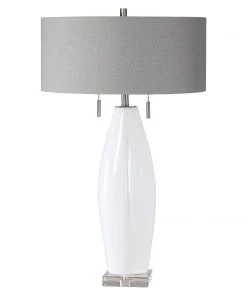 Table Lamps Uttermost Laurie White Ceramic Table Lamp