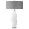 Table Lamps Uttermost Laurie White Ceramic Table Lamp