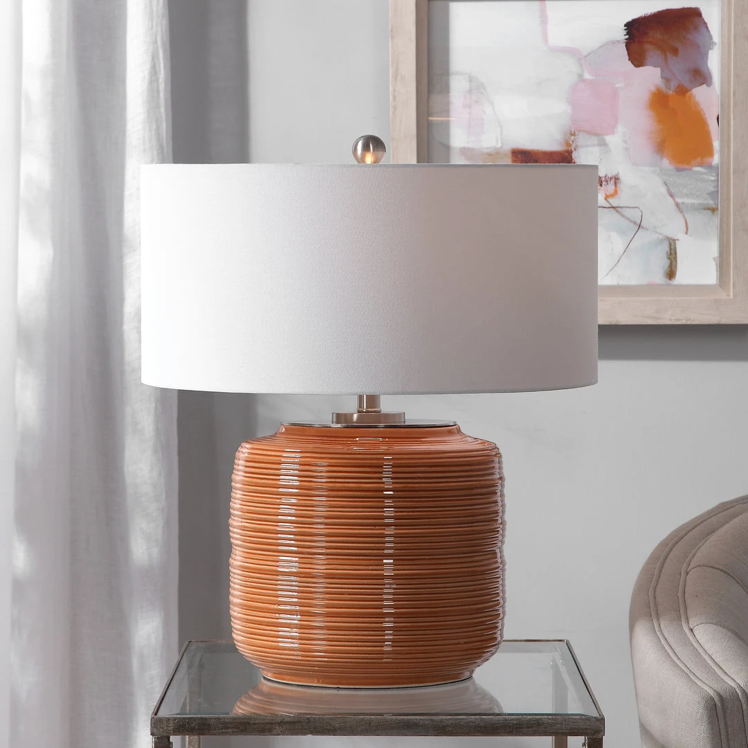 Uttermost Solene Orange Table Lamp Table Lamps 4 Uttermost Solene Orange Table Lamp Table Lamps
