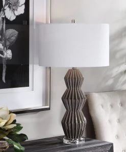Uttermost Maxime Smokey Gray Table Lamp Table Lamps