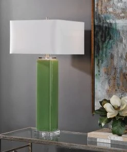 Uttermost Aneeza Tropical Green Table Lamp Table Lamps