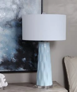 Uttermost Brienne Light Blue Table Lamp Table Lamps 11 Uttermost Brienne Light Blue Table Lamp Table Lamps