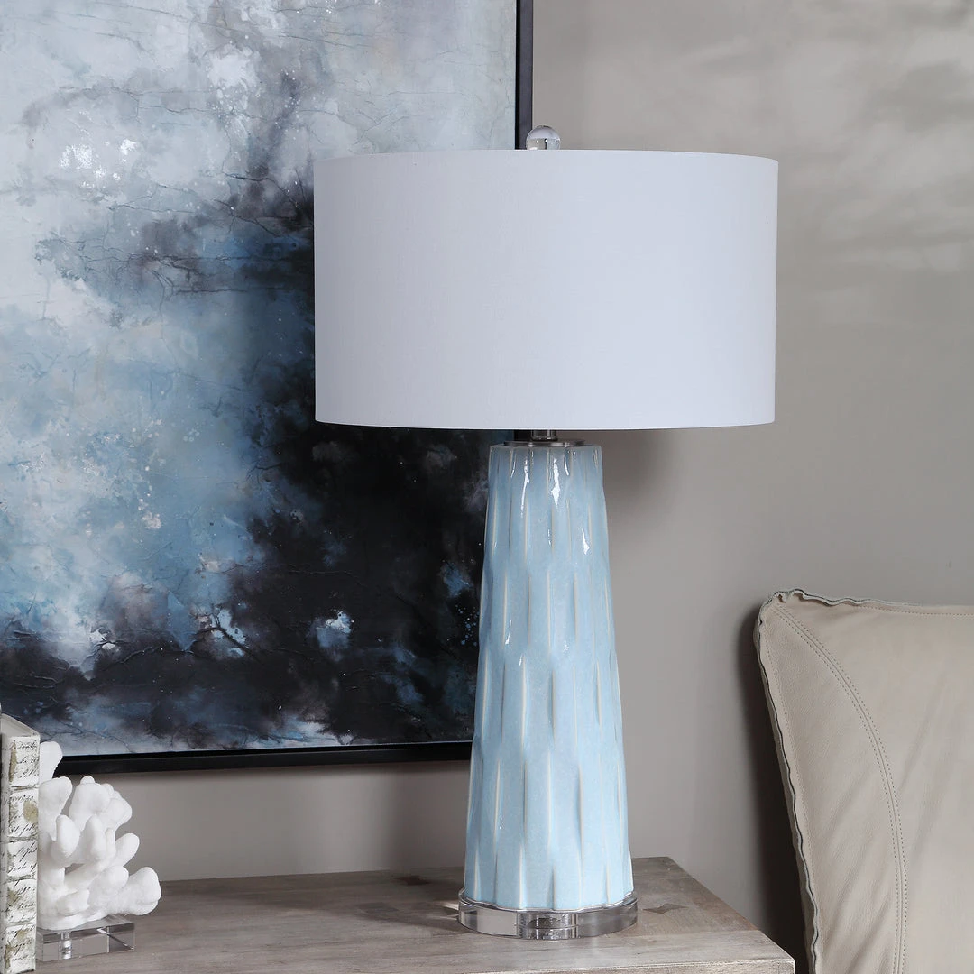 Uttermost Brienne Light Blue Table Lamp Table Lamps 5 Uttermost Brienne Light Blue Table Lamp Table Lamps