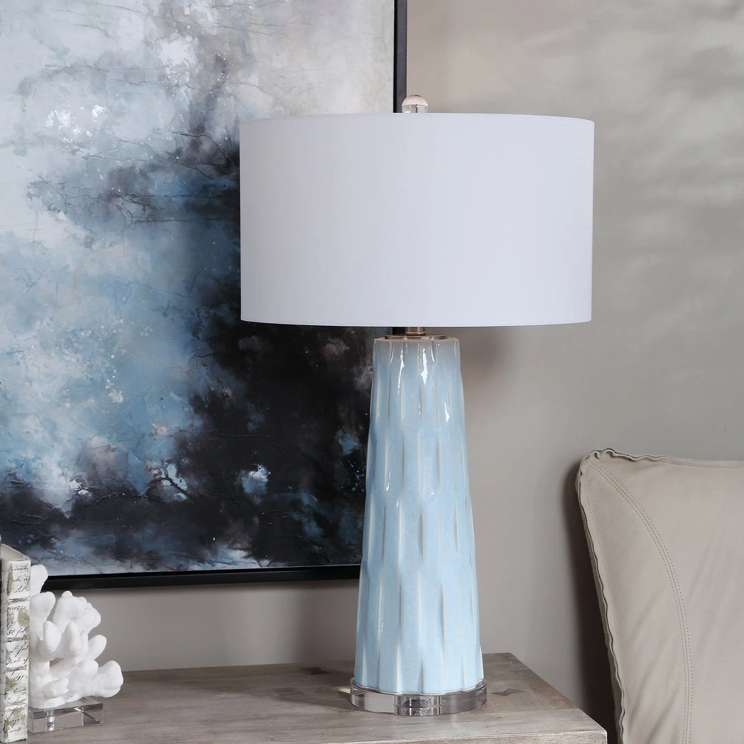 Uttermost Brienne Light Blue Table Lamp Table Lamps 4 Uttermost Brienne Light Blue Table Lamp Table Lamps