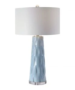 Uttermost Brienne Light Blue Table Lamp Table Lamps