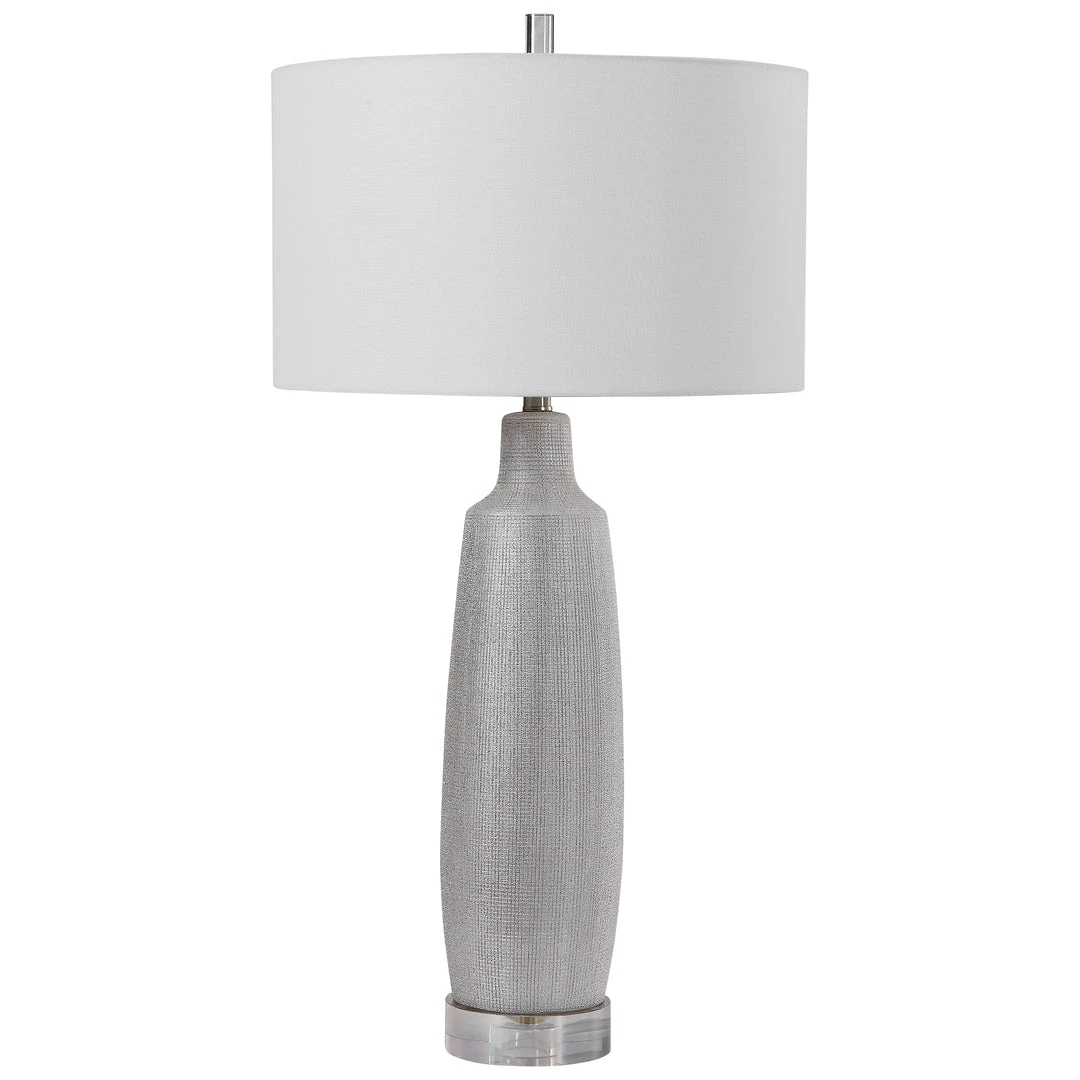 Uttermost Kathleen Metallic Silver Table Lamp Table Lamps 6 Uttermost Kathleen Metallic Silver Table Lamp Table Lamps