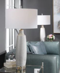 Uttermost Kathleen Metallic Silver Table Lamp Table Lamps