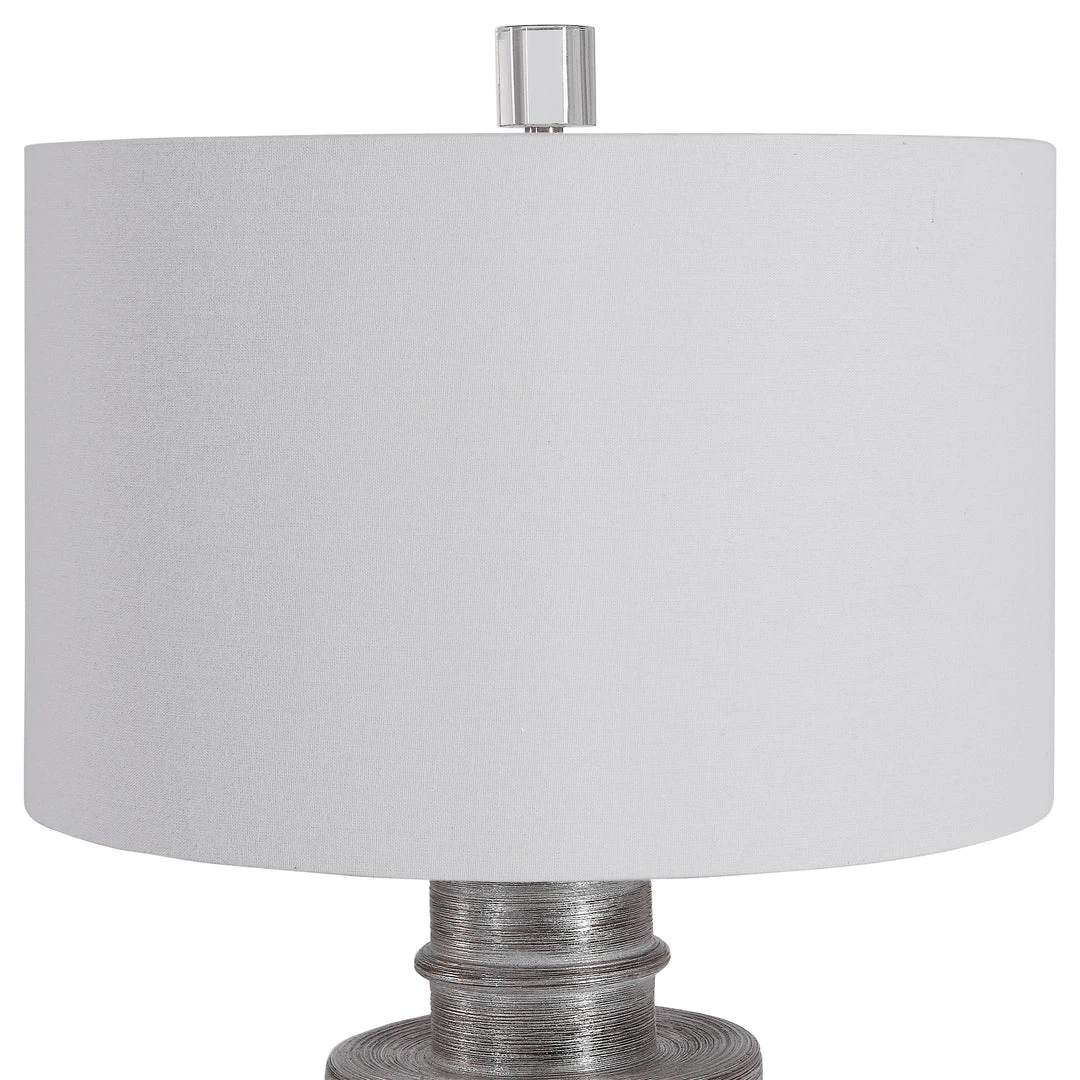 Uttermost Anitra Metallic Silver Table Lamp Table Lamps 7 Uttermost Anitra Metallic Silver Table Lamp Table Lamps