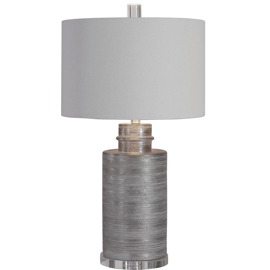 Uttermost Anitra Metallic Silver Table Lamp Table Lamps 3 Uttermost Anitra Metallic Silver Table Lamp Table Lamps