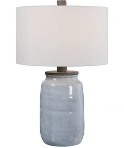 Table Lamps Uttermost Dimitri Light Blue Table Lamp