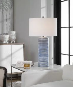 Uttermost Montauk Striped Table Lamp