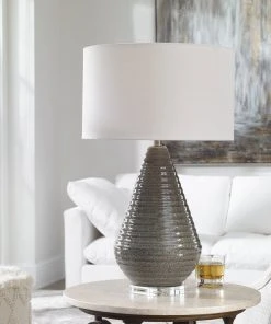 Uttermost Carden Smoke Gray Table Lamp 9 Uttermost Carden Smoke Gray Table Lamp