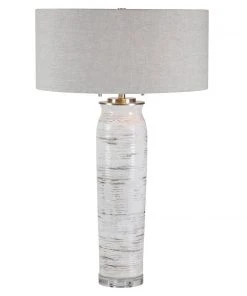 Table Lamps Uttermost Lenta White Table Lamp