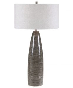 Uttermost Cosmo Charcoal Table Lamp