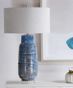 Uttermost Magellan Blue Table Lamp Table Lamps