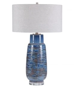 Uttermost Magellan Blue Table Lamp Table Lamps