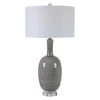 Uttermost LeAnna Gray Crackle Table Lamp Table Lamps
