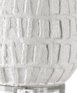 Uttermost Caelina Textured White Table Lamp Table Lamps