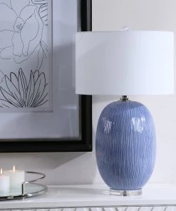 Uttermost Westerly Blue Table Lamp Table Lamps