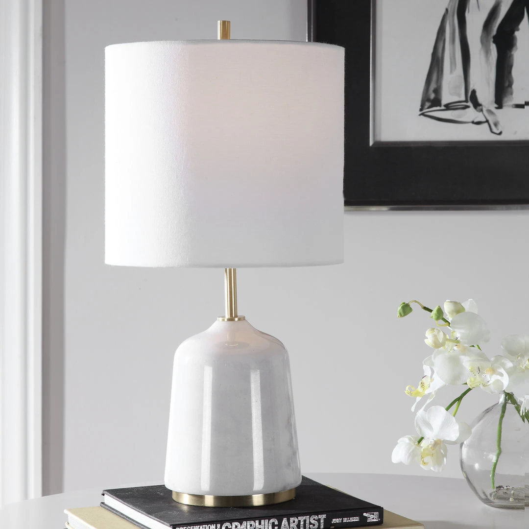 Uttermost Eloise White Marble Table Lamp 4 Uttermost Eloise White Marble Table Lamp