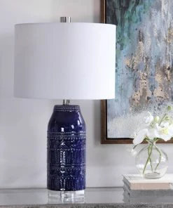 Uttermost Reverie Blue Table Lamp Table Lamps