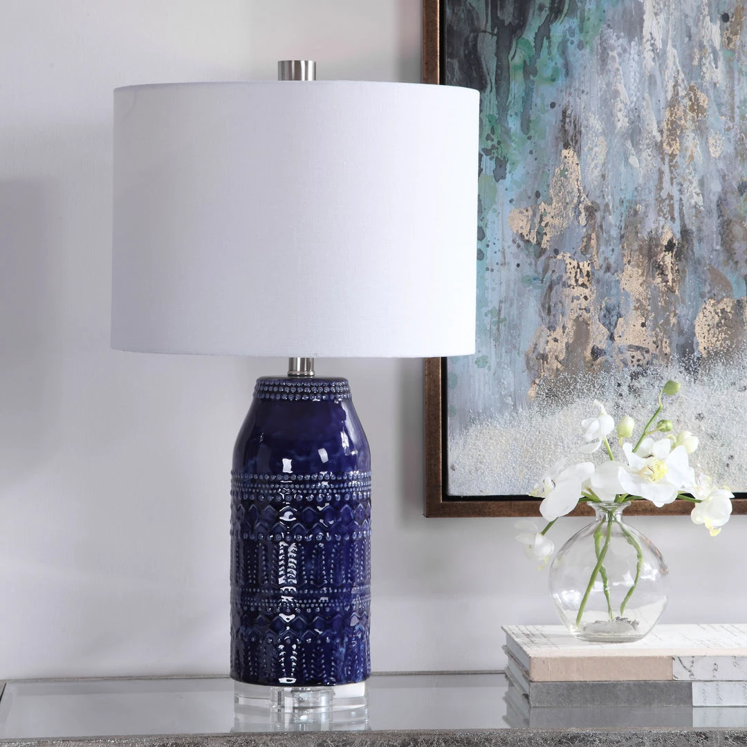 Uttermost Reverie Blue Table Lamp Table Lamps 4 Uttermost Reverie Blue Table Lamp Table Lamps