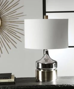 Uttermost Como Chrome Table Lamp