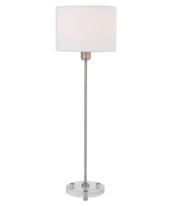 Table Lamps Uttermost Wick Nickel Buffet Lamp