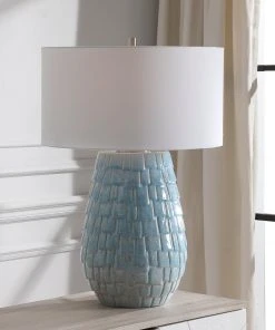 Table Lamps Uttermost Talima Pastel Blue Table Lamp