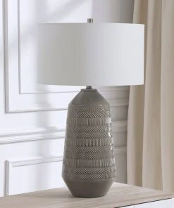 Uttermost Rewind Gray Table Lamp 11 Uttermost Rewind Gray Table Lamp