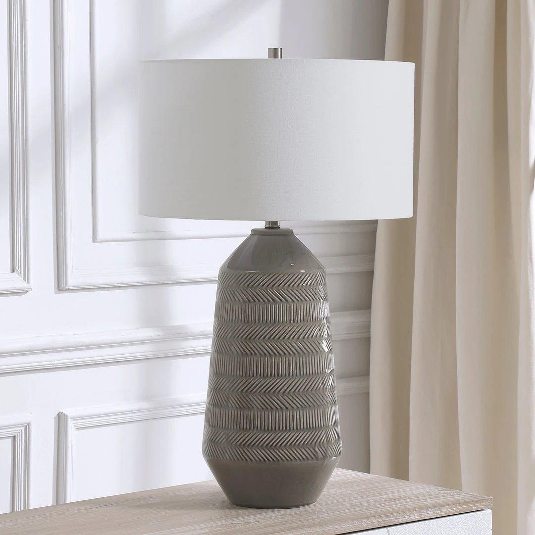 Uttermost Rewind Gray Table Lamp 5 Uttermost Rewind Gray Table Lamp