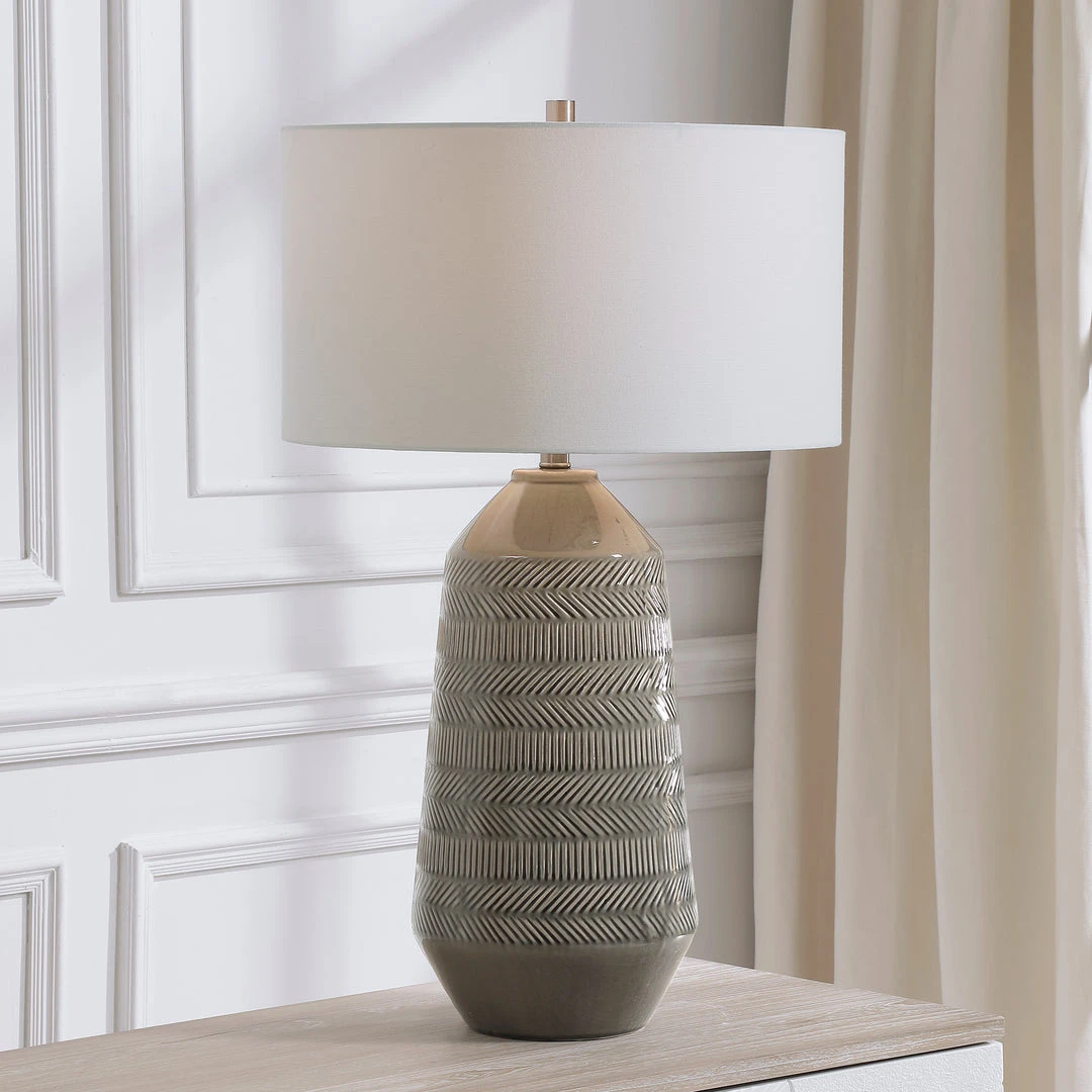 Uttermost Rewind Gray Table Lamp 4 Uttermost Rewind Gray Table Lamp