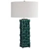 Table Lamps Uttermost Geometry Green Table Lamp