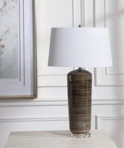 Uttermost Ebon Charcoal Table Lamp 11 Uttermost Ebon Charcoal Table Lamp