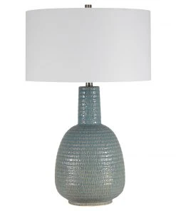 Uttermost Delta Light Aqua Table Lamp Table Lamps