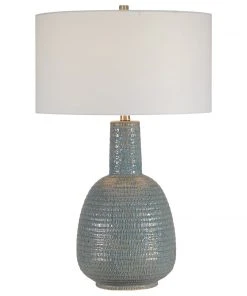 Uttermost Delta Light Aqua Table Lamp Table Lamps