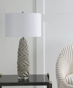 Table Lamps Uttermost Kari Light Gray Table Lamp 11 Table Lamps Uttermost Kari Light Gray Table Lamp